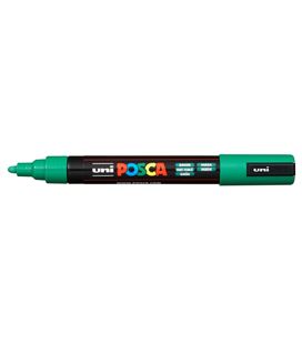 Rotulador 2,5mm verde "6" pc-5m posca uni 916148