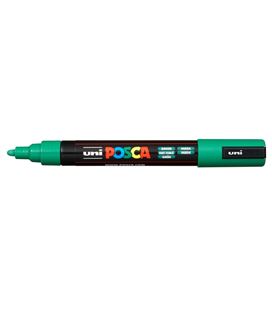 Rotulador 2,5mm verde "6" pc-5m posca uni 916148 - PC-5M_GREEN_C