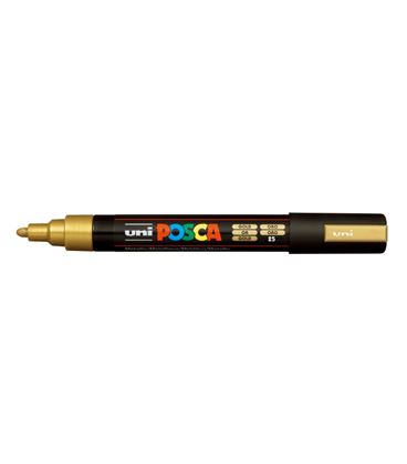 Rotulador permanente 2,5mm oro "25" pc-5m posca uni 916261 - 176446000_2