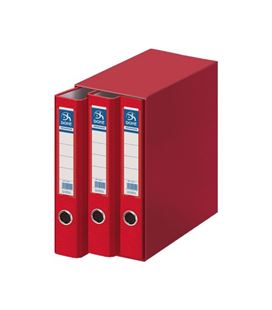 Modulo 3 archivador palanca fº 70mm rojo archico. dohe 91006 - 91006
