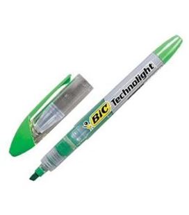 Marcador fluorescente technolight verde bic 802306 - 802306