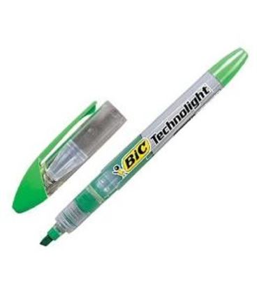 Marcador fluorescente technolight verde bic 802306 - 802306