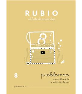 Cuaderno escolar problemas nº8 rubio 10963