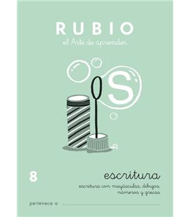 Cuaderno escolar escritura 8 rubio 10931 - ESCRITURA 8