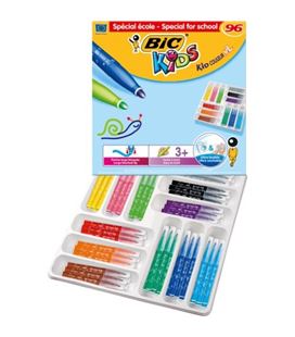 Rotulador colores kid xl pack 96 und. (12 colores) kids bic 669205 887834 - 669205