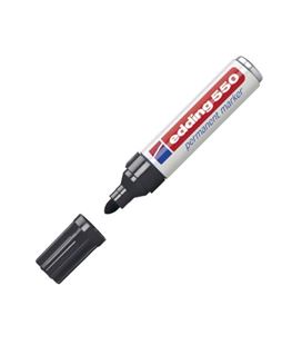 Rotulador permanente 3-4mm negro 550 edding 550-01