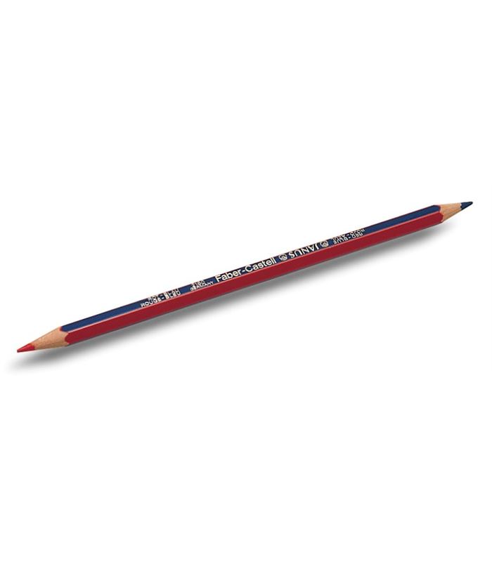 Lapicero lapiz bicolor fino azul/rojo bicolor faber castell 2160 r