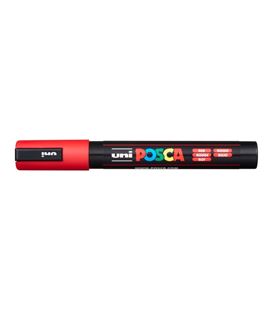 Rotulador 2,5mm rojo "15" pc-5m posca uni 916131