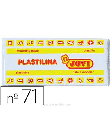 Plastilina 150 grs blanca jovi 71/01 - 71-01