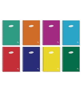 Cuaderno espiral 16º 4x4 80h 60grs tapa color serie pacsa 16437