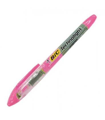 Marcador fluorescente technolight rosa bic 802305 - 802305