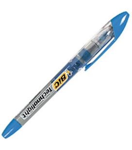 Marcador fluorescente technolight azul bic 802307