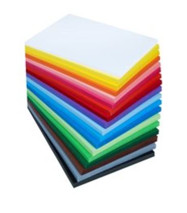 Cartulina 50x65cms 25h 185grs rojo guarro 200040228 - 200040228