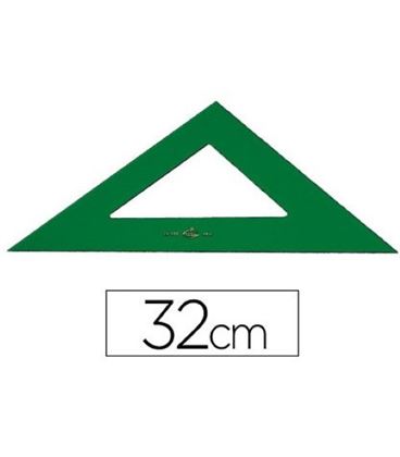 Escuadra 32cms verde faber castell 566-32 - 566-32