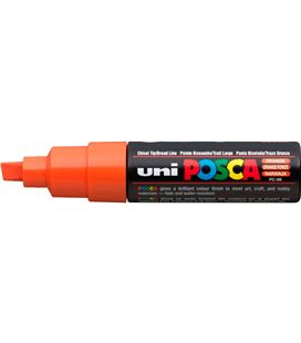 Rotulador permanente 8mm naranja pc-8k posca uni 916537