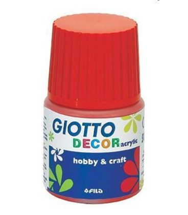 Pintura acrilica 50ml rojo decor acrylic giotto 531807 - 531807