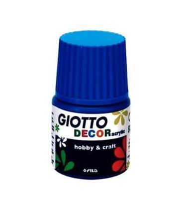 Pintura acrilica 50ml azul oscuro decor acrylic giotto 531817 - 531817