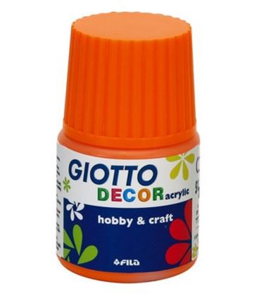 Pintura acrilica 50ml naranja decor acrylic giotto 531805 - 531805