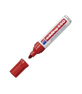 Rotulador permanente 3-4mm rojo 550 edding 550-02