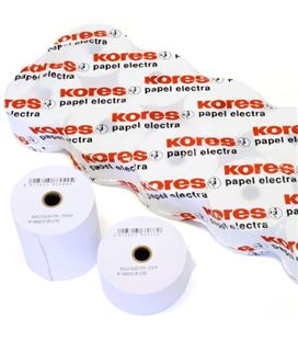 Papel electra rollo 57mmx65mts 10 unidades kores grafoplas 66606500 - 66606500