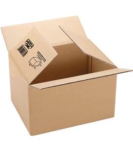 Caja embalaje 400x290x220 marron c.sencil.3mm grafoplas - 114058