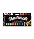 Tempera solida metallic one 12 und 10grs colores playcolor 10121 - 111482