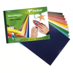 PAPEL CHAROL BLOC 10H COLORES SADIPAL 05977