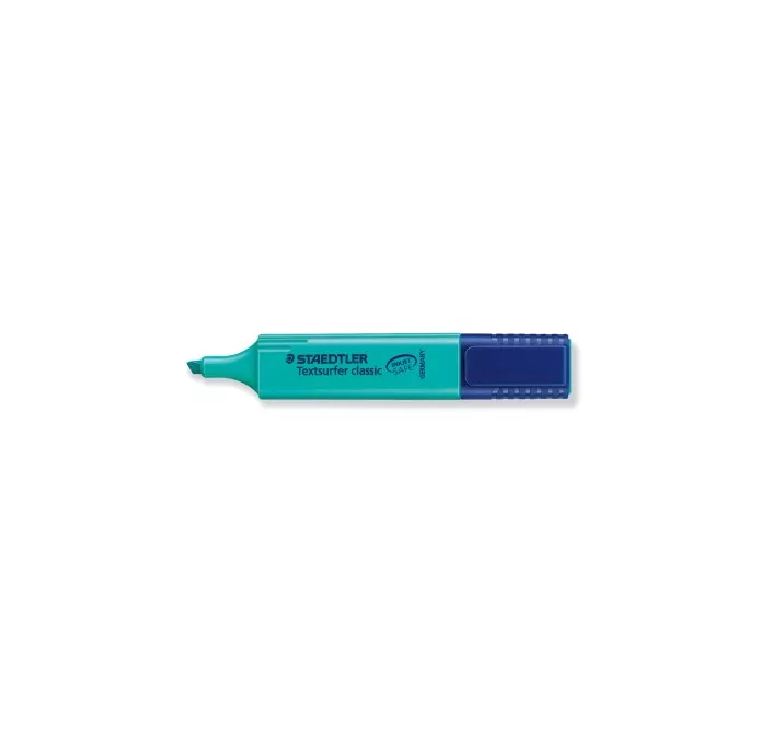 MARCADOR FLUORESCENTE TURQUESA TEXTSURFER STAEDTLER 364-35