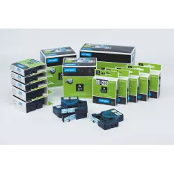 CINTA DYMO D1 6MMX7M NEGRO/AMARILLO ESSELTE 43618