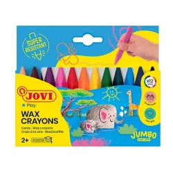 PINTURA CERA SURTIDO JOVICOLOR TRIWAX 12U. JOVI 973/12 024495