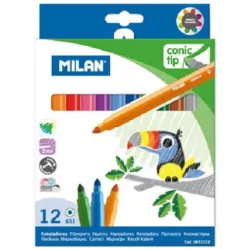 ROTULADOR ESCOLAR 12U. 631 MILAN 0612312 008347