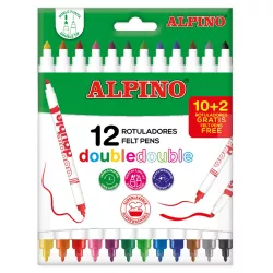 ROTULADOR ESCOLAR DOBLE C.10+2 ALPINO AR002013N 449430