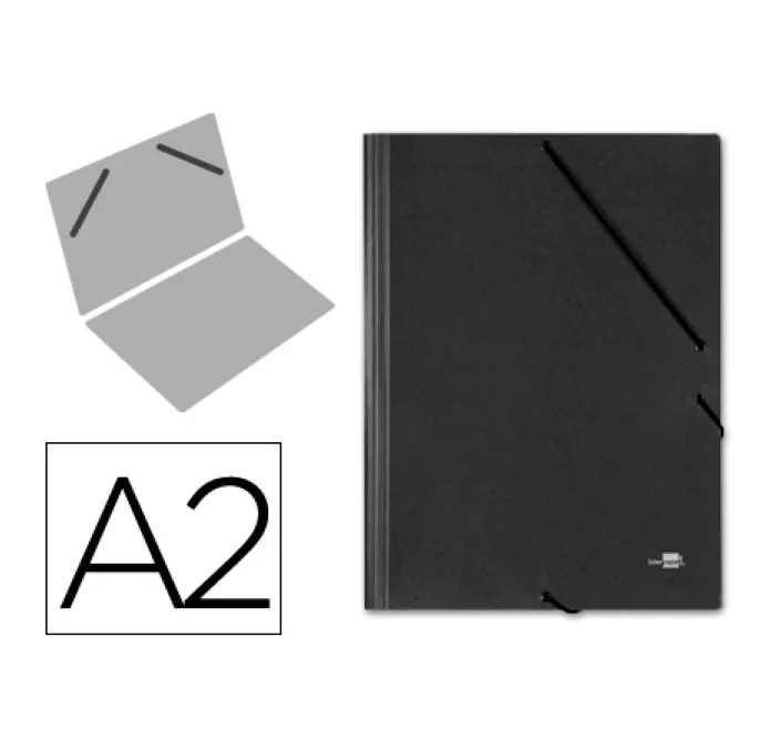 CARPETA PLANOS A2 CON GOMA NEGRO Q-CONNECT 27153