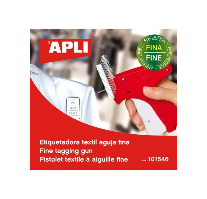 ETIQUETADORA TEXTIL AGUJA FINA APLI 101546