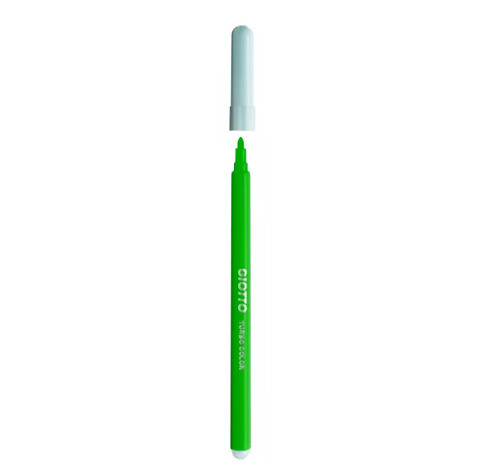 ROTULADOR ESCOLAR VERDE OSCURO TURBO COLOR 12U GIOTTO 485020