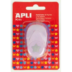 TALADRO FORMA ESTRELLA LILA APLI 13069