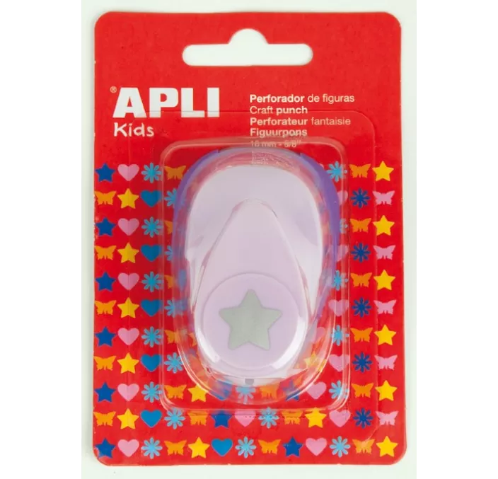 TALADRO FORMA ESTRELLA LILA APLI 13069