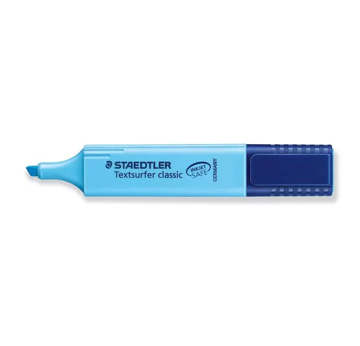 MARCADOR FLUORESCENTE AZUL TEXTSURFER STAEDTLER 364-3