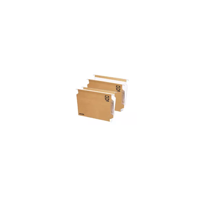 CARPETA COLGANTE KRAFT A4 240G CAJA 25U VISOR LATERAL RIGIDO 400021926