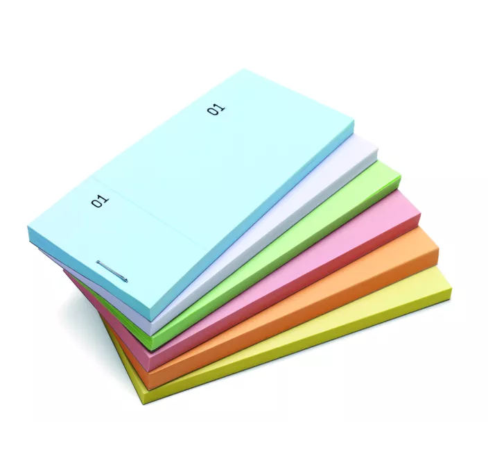 TALONARIO MOSTRADOR 50X110 MM TL07 AMARILLO CON MATRIZ LIDERPAPEL 21851