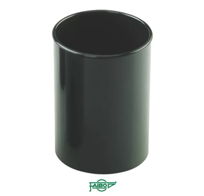 CUBILETE PLASTICO NEGRO OPACO FAIBO 205-02