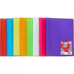 CARPETA 20 FUNDAS Fº FUCSIA TRANSLUCIDA POLIPLAS GRAFOPLAS 01451254