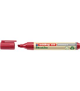 Rotulador pizarra blanca biselada rojo board marker edding 29-02