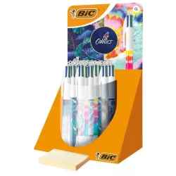 BOLIGRAFO RETRACTIL 4 COLOURS BASICOS TIE DYE SURTIDOS BIC 9649042
