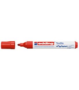 Rotulador permanente textil rojo edding 4500-02 - ED450002