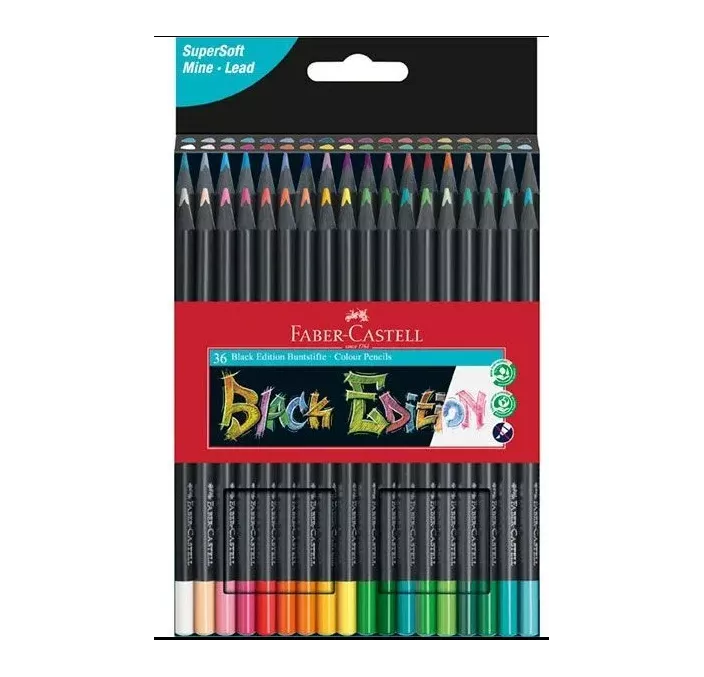 PINTURA MADERA BLACK EDITION C36 BASICOS FABER-CASTELL 116436