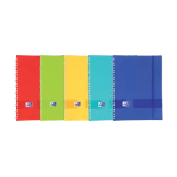 CARPETA 40 FUNDAS A4 ESPIRAL GOMA COLORES VIVOS OXFORD 400146223