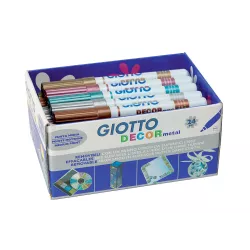ROTULADOR DECOR METAL SCHOOL PACK 24 FILA-GIOTTO 524500