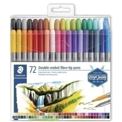 ROTULADOR FIBRA DESIGN JOURNEY DOBLE PUNTA 72U STAEDTLER 3200 TB72