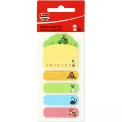NOTA ADHESIVA MARCAPAGINA SURTIDO TRANSLUCIDOS 5 COLORES FIXO 65001599